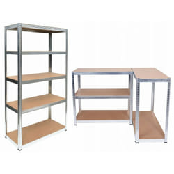 Topeshop - regio - Rayonnage industriel en métal - 90x30x180 - 5 étagères - Rayonnage de stockage