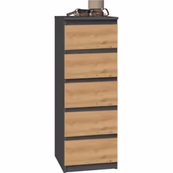 Commode VENICE se distingue par son design minimaliste. Cette commode haute à tiroirs offre un bel espace de rangement grâce  ...