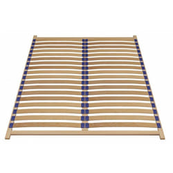 Soleo - Sommier flexible - 160x200 - Lattes en bois - Sommier à lattes