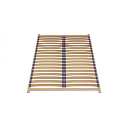 Soleo - Sommier flexible - 140x200 - Lattes en bois - Sommier à lattes