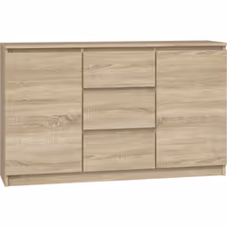 Cette commode moderne est un meuble fonctionnel et spacieux qui meublera l'intérieur de toute chambre, salon ou chambre d'enf ...