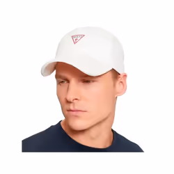 Casquette Guess Homme Baseball Blanc Coton