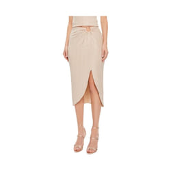 Jupe - Guess - Femme - Cristina - Beige - Coton