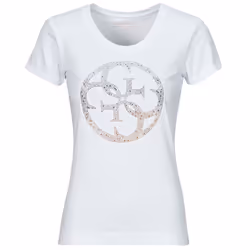 TShirt stretch logo 4G strass  -  Guess jeans - Femme