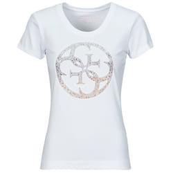 TShirt stretch logo 4G strass  -  Guess jeans - Femme
