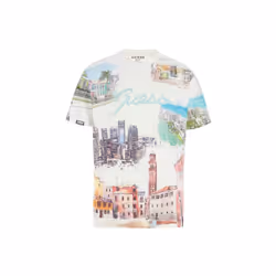T-shirt Guess Riviera Postcard
