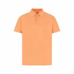 Polo Guess Homme stripe G Orange Coton