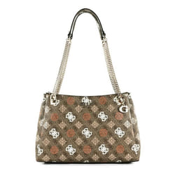 Sac à épaule - GUESS - Eliette Logo Girlfriend Carryall - Marron - 36x23x115 cm - 1070 g