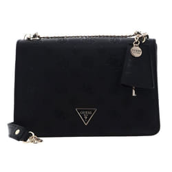 Sac à épaule bandoulière - GUESS - Jena Convertible Xbody Flap - Noir - 26x16x6 cm - 810 g