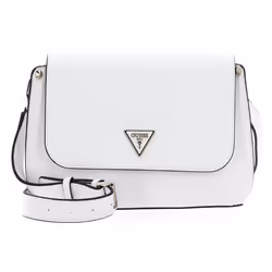 Sac à épaule - GUESS - Meridian Flap - Crème - 100% polyuréthane - 25x17x8 cm