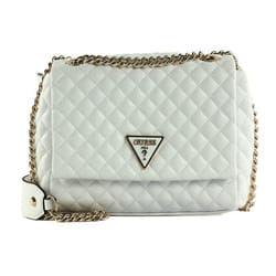 Sac à épaule bandoulière - GUESS - Rainee Quilt - Blanc - 100% polyuréthane - 215x15x75 cm