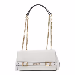 Sac à épaule - GUESS - Sestri Convertible Xbody Flap Bag - Cuir synthétique - Couleur crème - 610 g