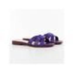 Claquette - Guess - Femme - Symo - Violet - cuir
