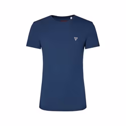 T shirt - Guess - Homme - pack x2 Triangle - Bleu - Coton