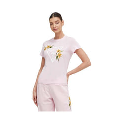 TShirt logo triangle  -  Guess jeans - Femme
