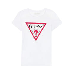 TShirt MC logo strass  -  Guess jeans - Enfant