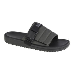 Claquettes Noir/Kaki Homme Levis Tahoma