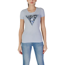 T-shirt femme Guess CN Triangle Flower