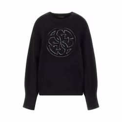 Sweatshirt manches longues femme Guess Kate 4G