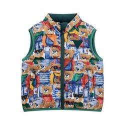 Doudoune réversible sans manches enfant Guess
