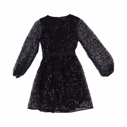 Robe manches longues fille Guess Sequin Mesh