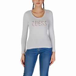 T-shirt manches longues femme Guess Python Logo