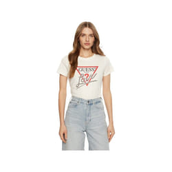 T-shirt femme Guess CN Triangle Love