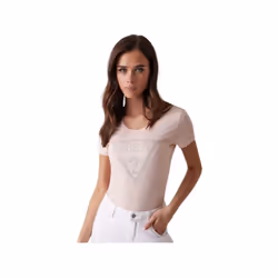 T-shirt femme Guess CN Shiny Triangle