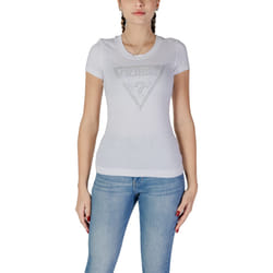 T-shirt femme Guess CN Shiny Triangle