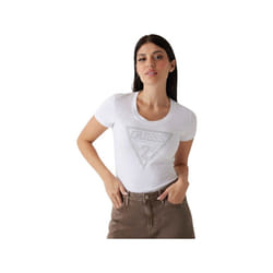 T-shirt femme Guess CN Shiny Triangle