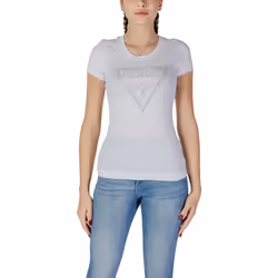 T-shirt femme Guess CN Shiny Triangle