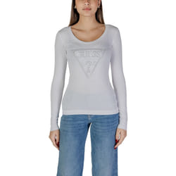 T-shirt manches longues femme Guess Shiny Triangle