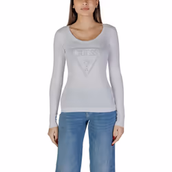 T-shirt manches longues femme Guess Shiny Triangle