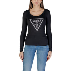 T-shirt manches longues femme Guess Shiny Triangle