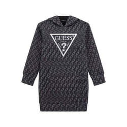 Robe sweat à capuche manches longues fille Guess Scuba