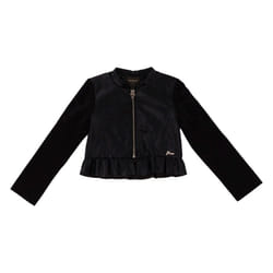 Veste en cuir cérémonie fille Guess