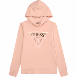 Sweatshirt à capuche polaire manches longues fille Guess Core
