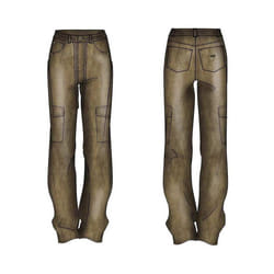 Pantalon cargo large fille Guess