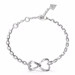 Bracelet - GUESS - Mon Amour Two Hearts - Argenté - Métal - Réglable