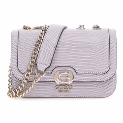 GUESS Sac à épaule bandoulière gris clair pour femme - Orlina Mini Convertible XBody Flap Lavendar Grey 295102