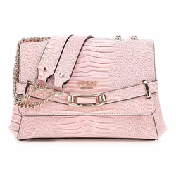 GUESS Sac à épaule rose pour femme - Silvye Convertible Xbody Flap Bag Peony 297881