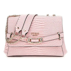 GUESS Sac à épaule rose pour femme - Silvye Convertible Xbody Flap Bag Peony 297881