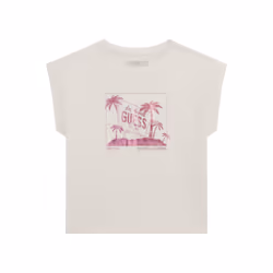 T-shirt fille Guess Midi