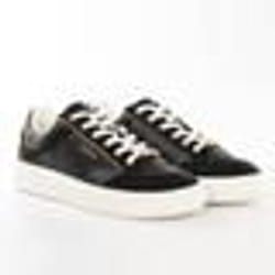 Basket Guess Homme Vizele Noir cuir