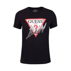 Tee shirt coton bio iconique  -  Guess jeans - Femme