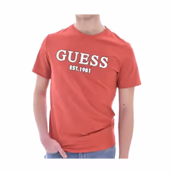 Tee shirt logo en coton bio - Guess Jeans - Homme