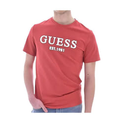 Tee shirt logo en coton bio - Guess Jeans - Homme