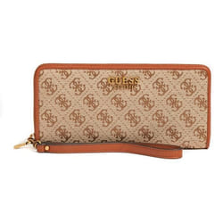GUESS Aviana SLG Large Zip Around L Latte / Cognac [204864] -  porte-monnaie porte monnaie