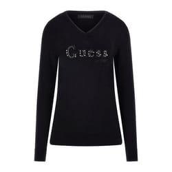 Pull col v femme Guess Kenzie Logo