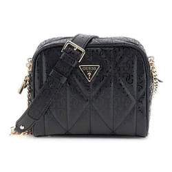GUESS Sac à épaule bandoulière noir pour femme - Aldina Camera Crossbody Bag 311775